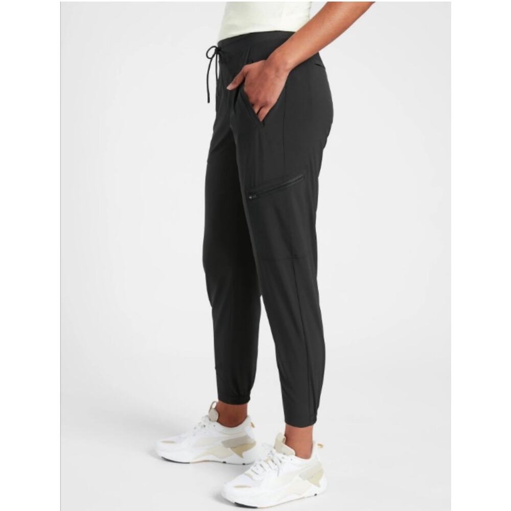 Athleta Venture Jogger ( Go Far Travel) Pants Black Size 4 - Picture 2 of 16